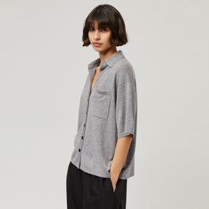 Women's Relaxed Cashmere Silk Shirt