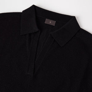 Women's Relaxed Cashmere-Silk Split Neck