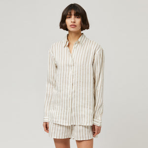Women's Silk-Linen Shirt