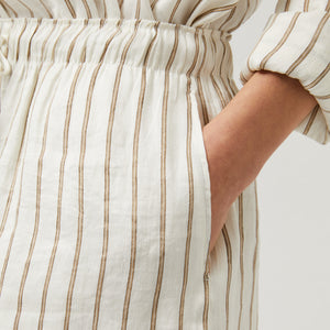 Women's Silk-Linen Shorts